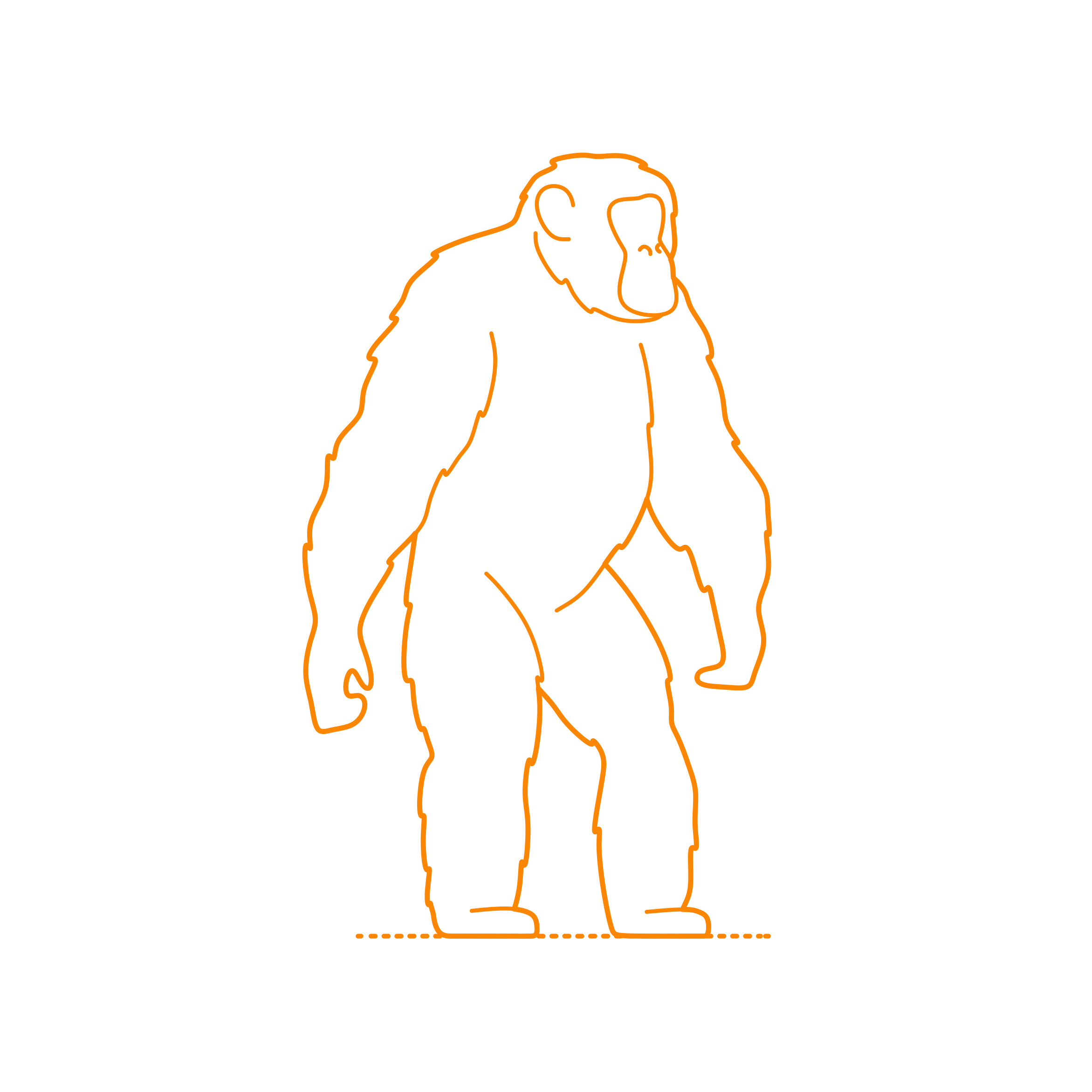 Animals Apes Western Chimpanzee Sticker Svg Vector Free Vectors